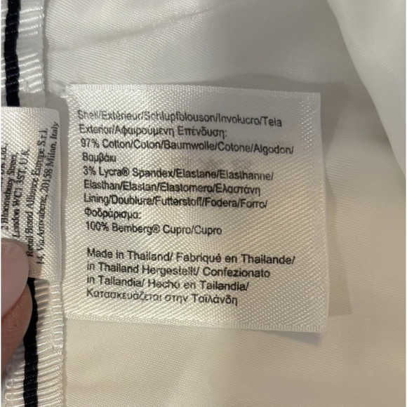 Brooks Brothers Bermuda Shorts Women 10 Country Club White Tennis Prep Lined 9in - Picture 13 of 16